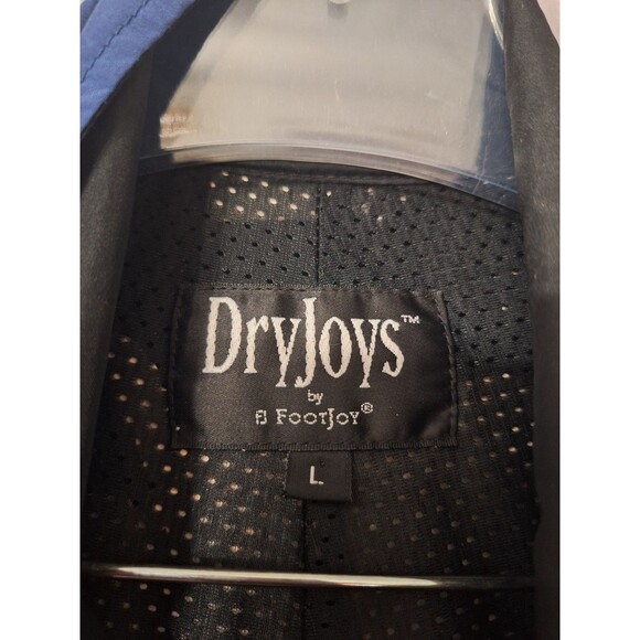 Footjoy Dryjoys Performance Light Jacket Men's Medium Blue Outdoor Moisture Wick - Picture 3 of 16